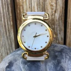Chico’s Anitania Watch Enamel White Gold Vintage Chico main image 3